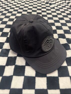 PATH PROJECTS Black Mesh-Back Cap with Logo Patch